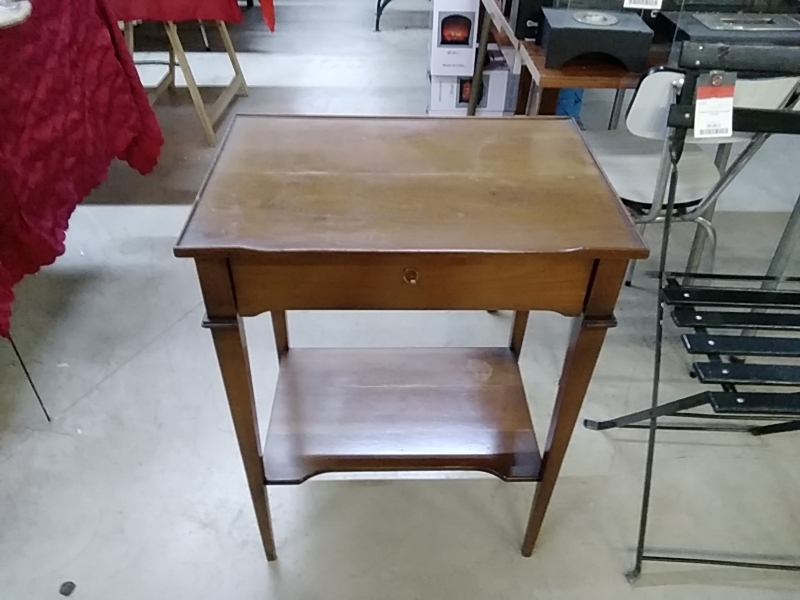 PETIT MEUBLE 1 TIROIR ACAJOU 