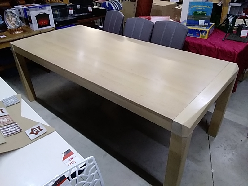 TABLE MODERNE AVEC ALLONGE 216X100