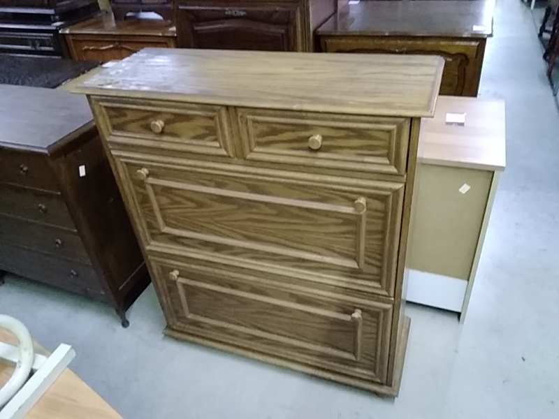 MEUBLE À CHAUSSURES 2 PORTES 2 TIROIRS 