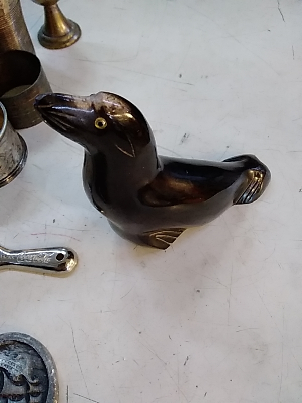 SCULPTURE EN CORNE SCANDINAVE 