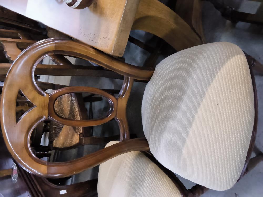 LOT DE 4 CHAISES NOYER LOUIS PHILIPPE 