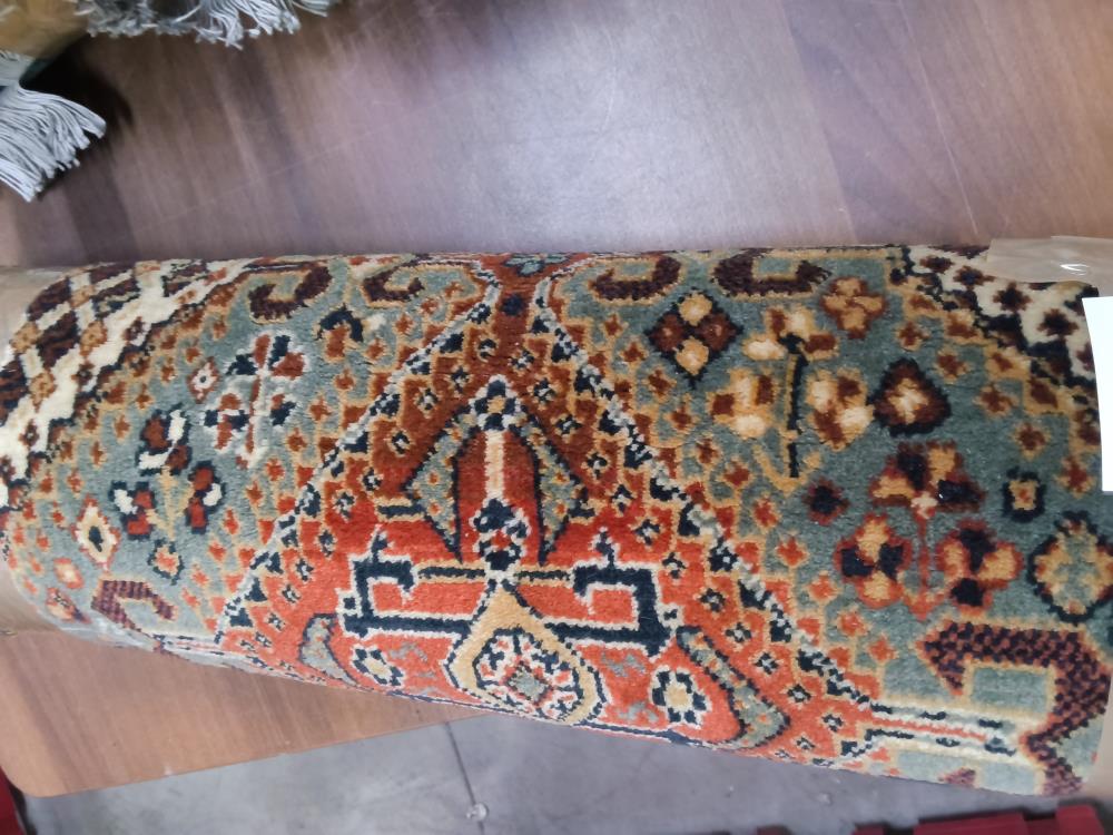 TAPIS 140 X 70 CM ORANGE MULTICOLORE 