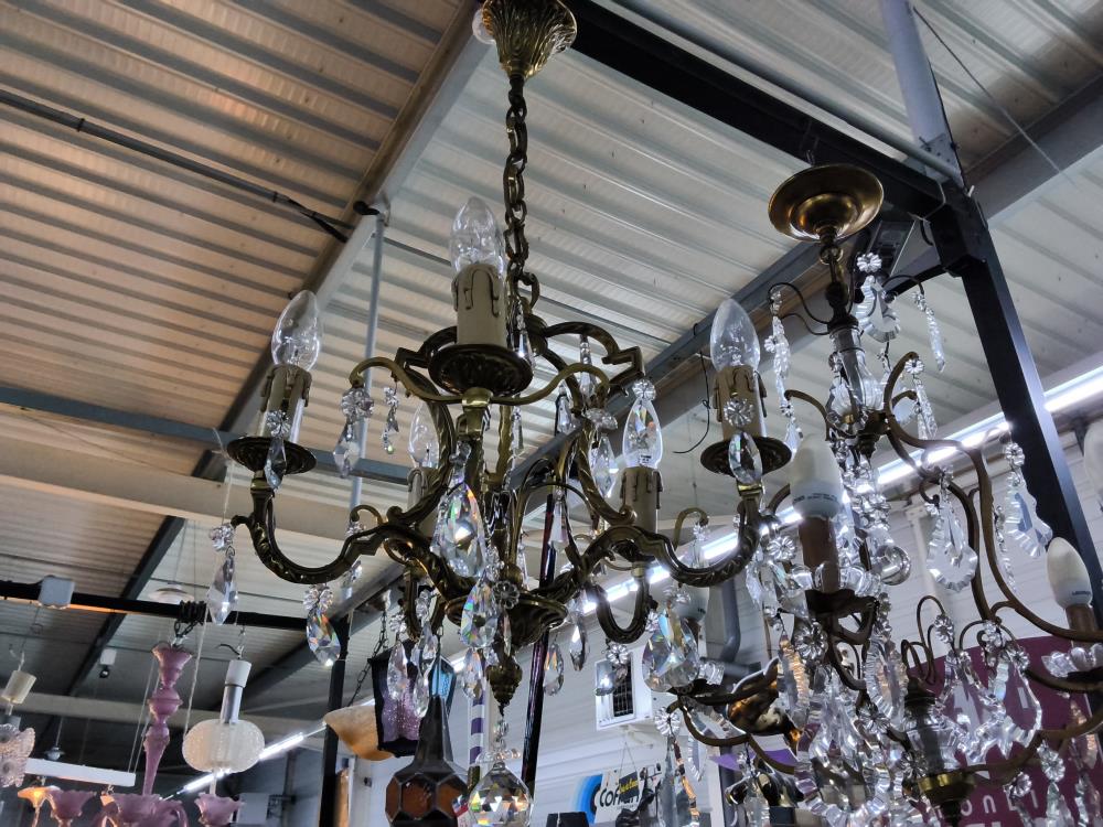 LUSTRE A PAMPILLES 5 FEUX40