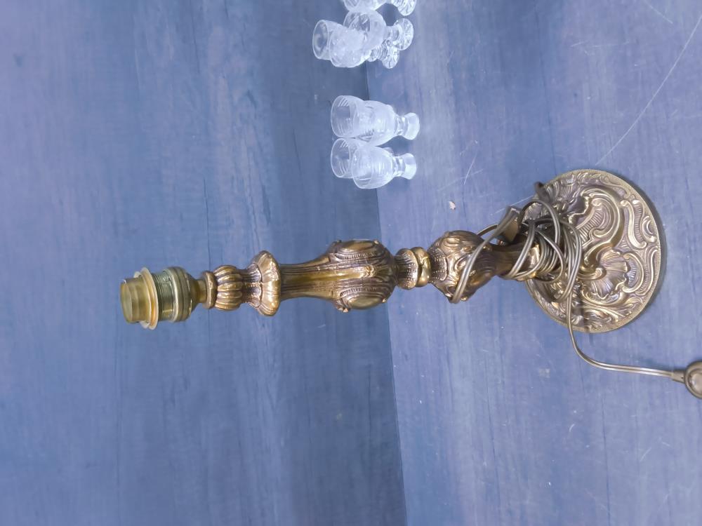 PIED DE LAMPE SEUL LAITON 