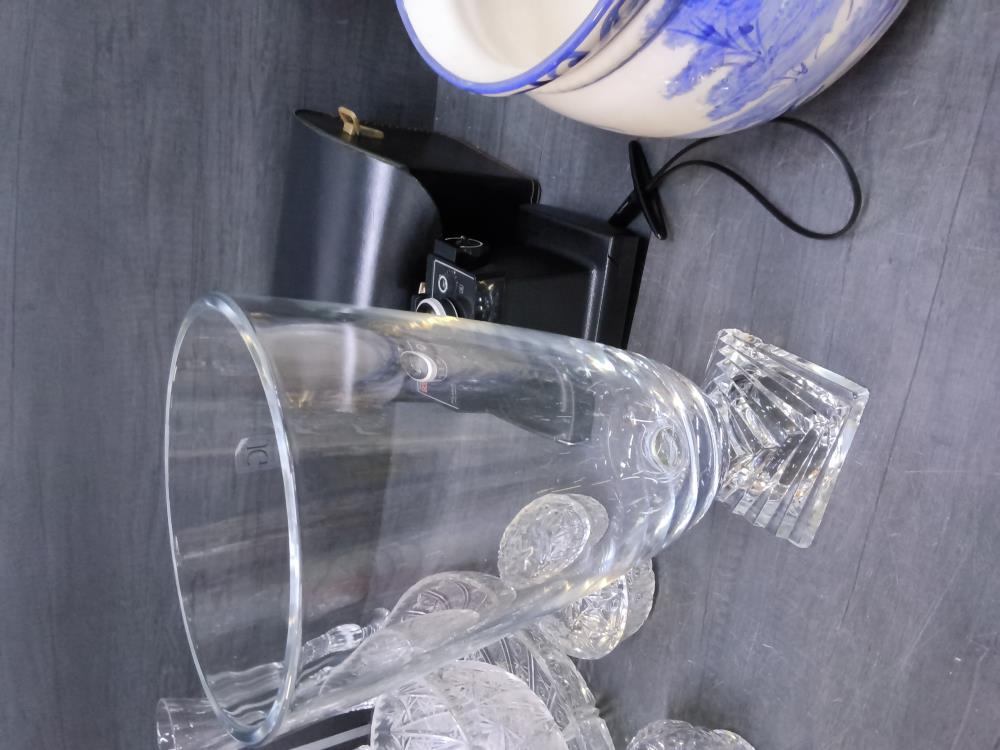 VASE CRISTAL DANS L'ÉTAT HT 32CM