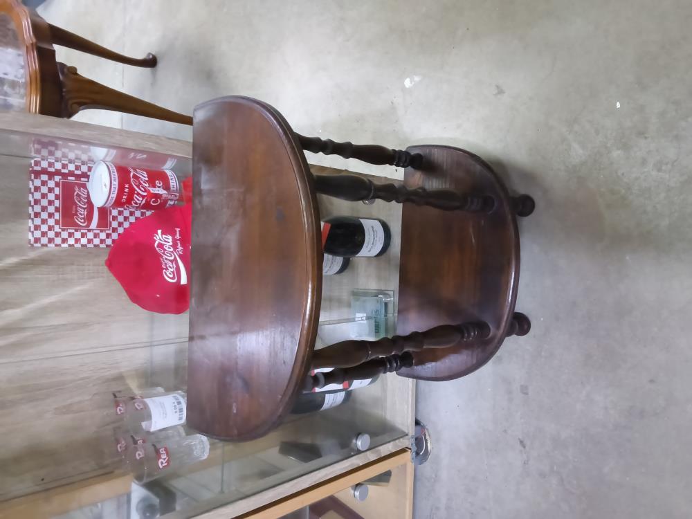 PETITE CONSOLE BOIS ARRONDI 