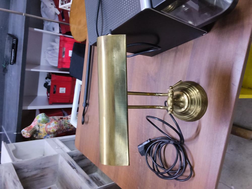 LAMPE DE BUREAU LAITON DANS L'ÉTAT 