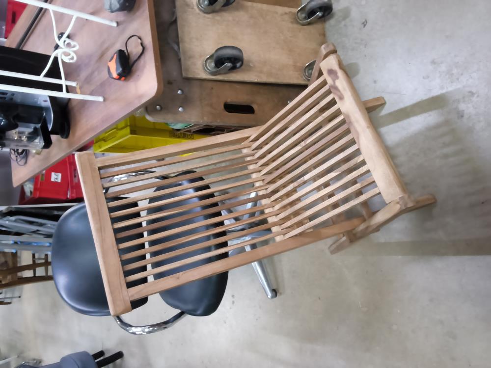 CHAISE PLIABLE EN TECK 