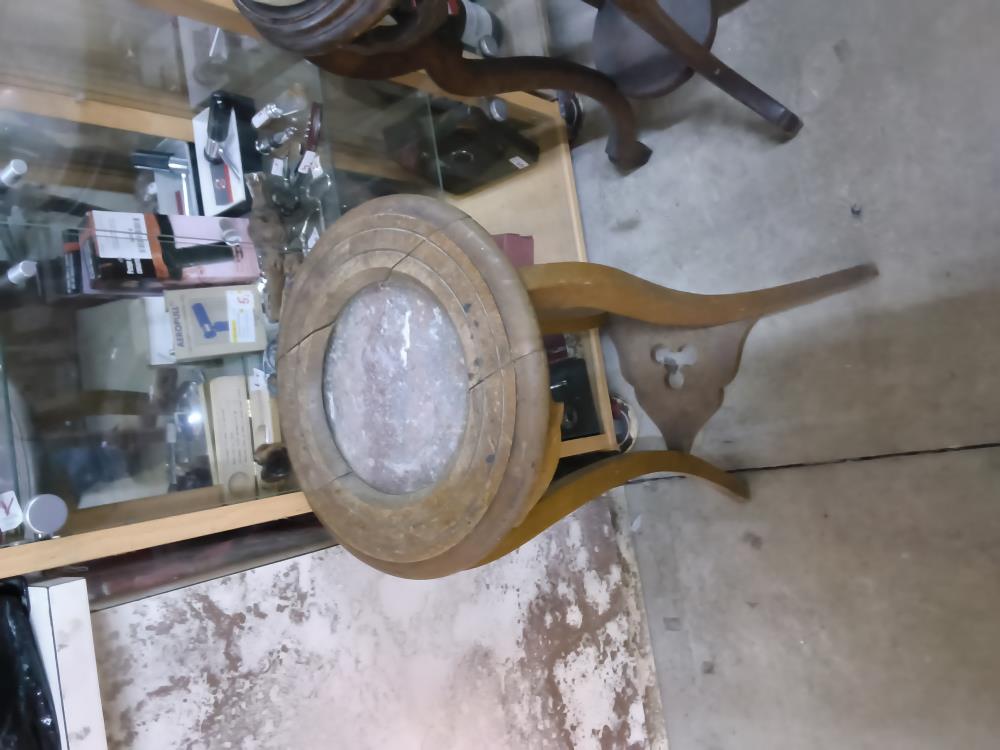 GUERIDON MARBRE ANCIEN 