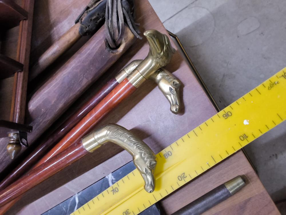 CANNE BOIS AVEC TETE D’AIGLE LAITON