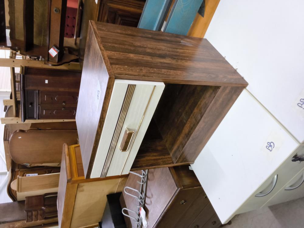 CHEVET 1 TIROIR BRUN