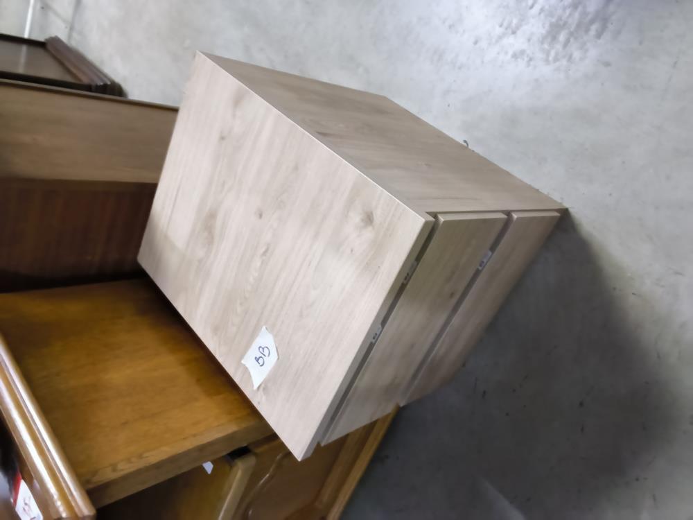 CHEVET 2 TIROIRS BEIGE