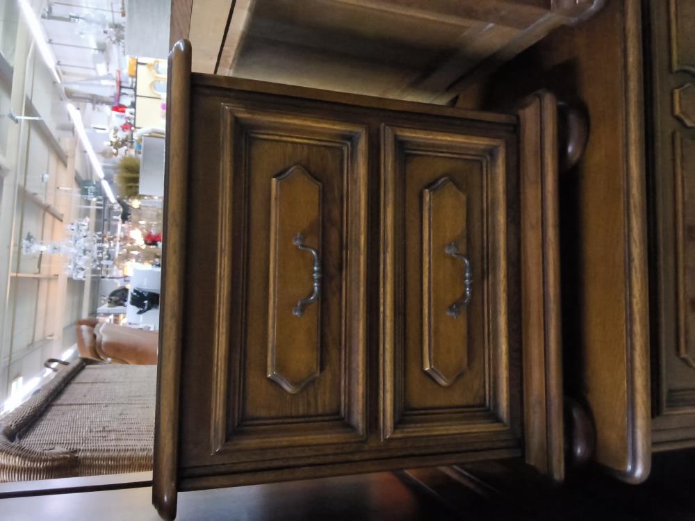 CHEVET 2 TIROIRS CHÊNE MASSIF 