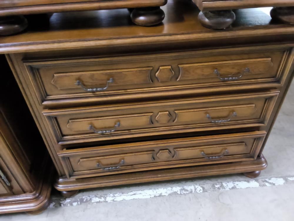 COMMODE CHÊNE MASSIF 3 TIROIRS 
