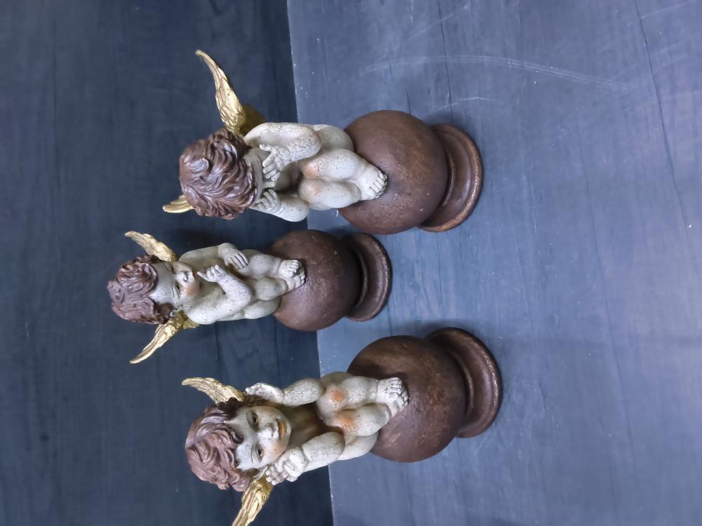LOT DE 3 ANGES 