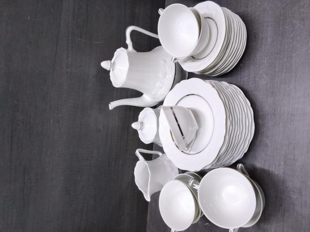 SERVICE À CAFÉ PORCELAINE DE SOLOGNE 