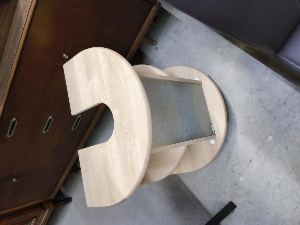 MEUBLE SOUS EVIER 1 PORTE SUR ROULETTES 