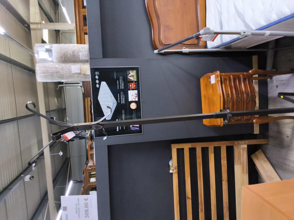 PORTE MANTEAUX  METAL GRIS