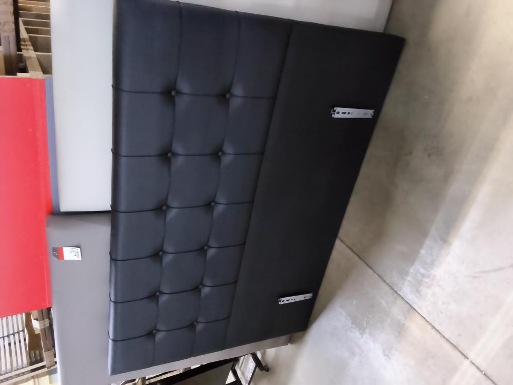 TÊTE DE LIT NEUVE NOIRE LARGEUR 169CM