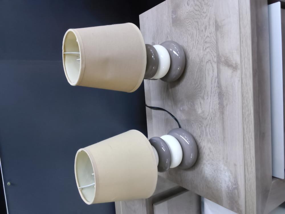 LAMPE À POSER GALET DANS L'ÉTAT 