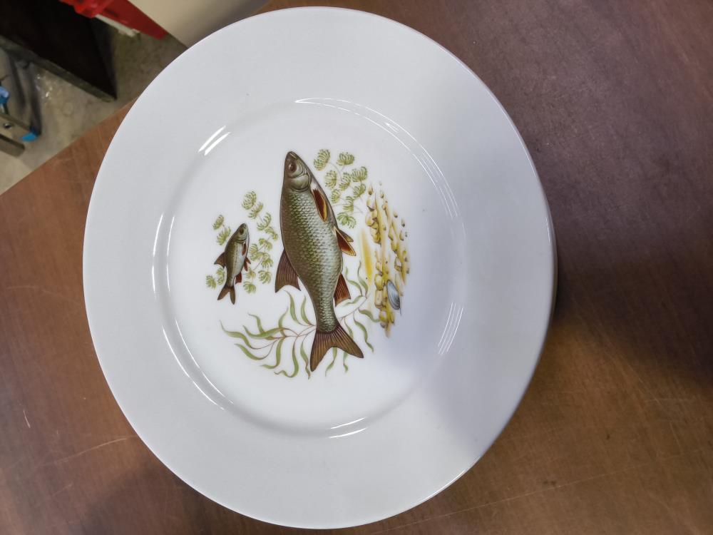 LOT DE 6 ASSIETTES POISSON MM