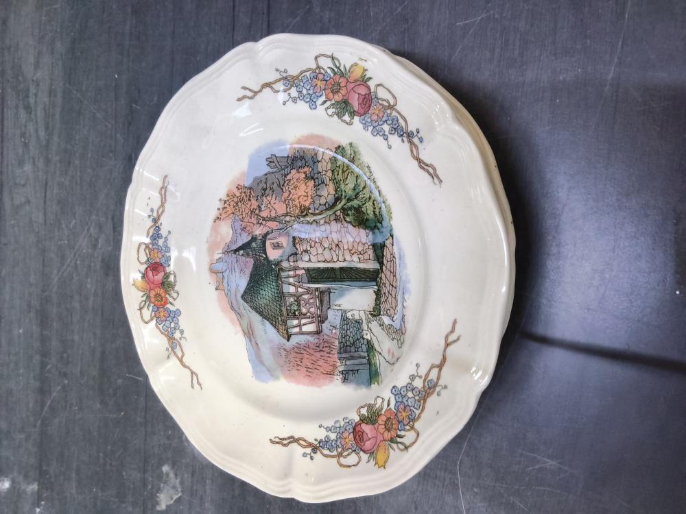 ASSIETTE DESSERT OBERNAI 