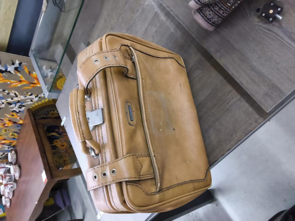 VALISE VINTAGE AIRLINE JAUNE