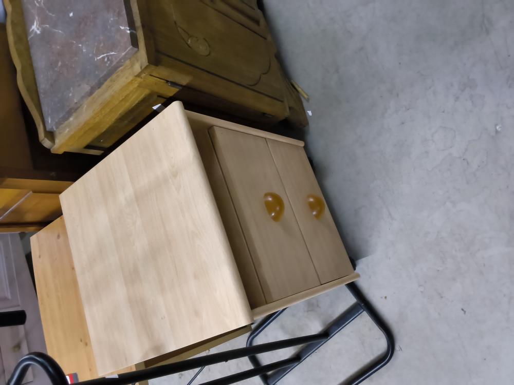 CHEVET 2 TIROIRS CLAIR