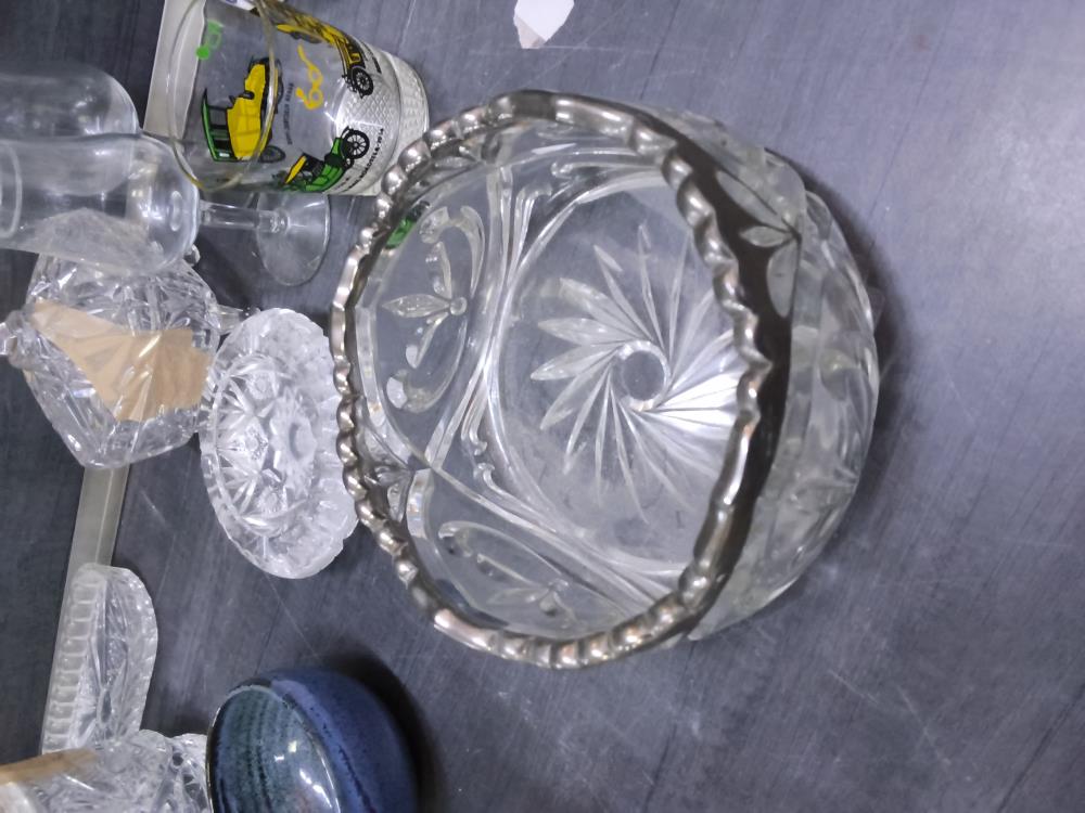 VIDE POCHE CRISTAL ET ARGENTÉ 