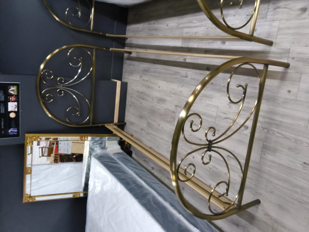 LIT MÉTALLIQUE 90 X 190 SANS SOMMIER 