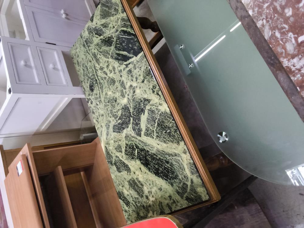 TABLE BASSE MARBRE VERT 