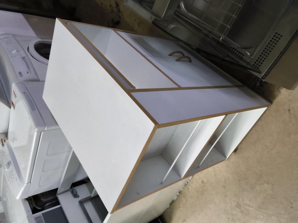 PETIT MEUBLE DE CUISINE SUR ROULETTES BLANC 