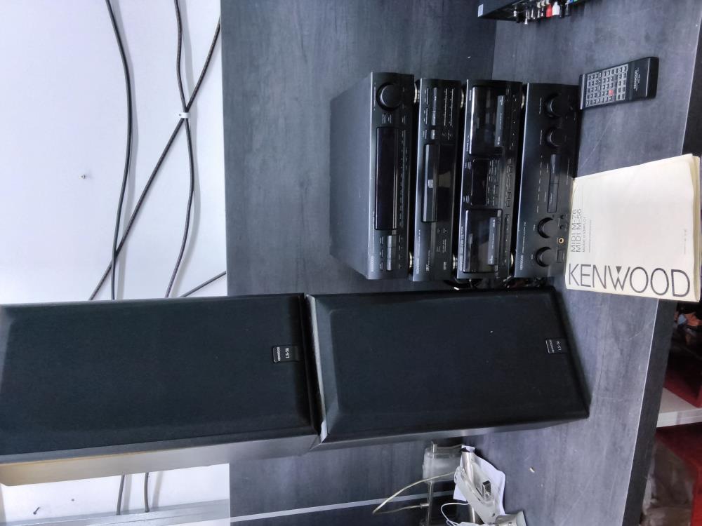 CHAINE HIFI KENWOOD MIDI M 76 M 56 COMPOSÉE DE 6 ÉLÉMENTS