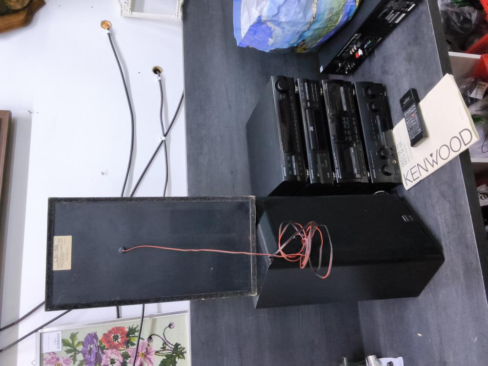 CHAINE HIFI KENWOOD MIDI M 76 M 56 COMPOSÉE DE 6 ÉLÉMENTS