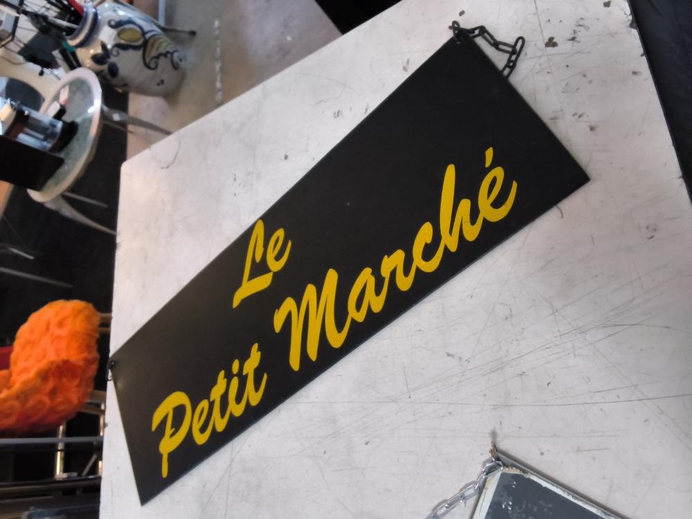PANNEAU MÉTALLIQUES LE PETIT MARCHÉ 