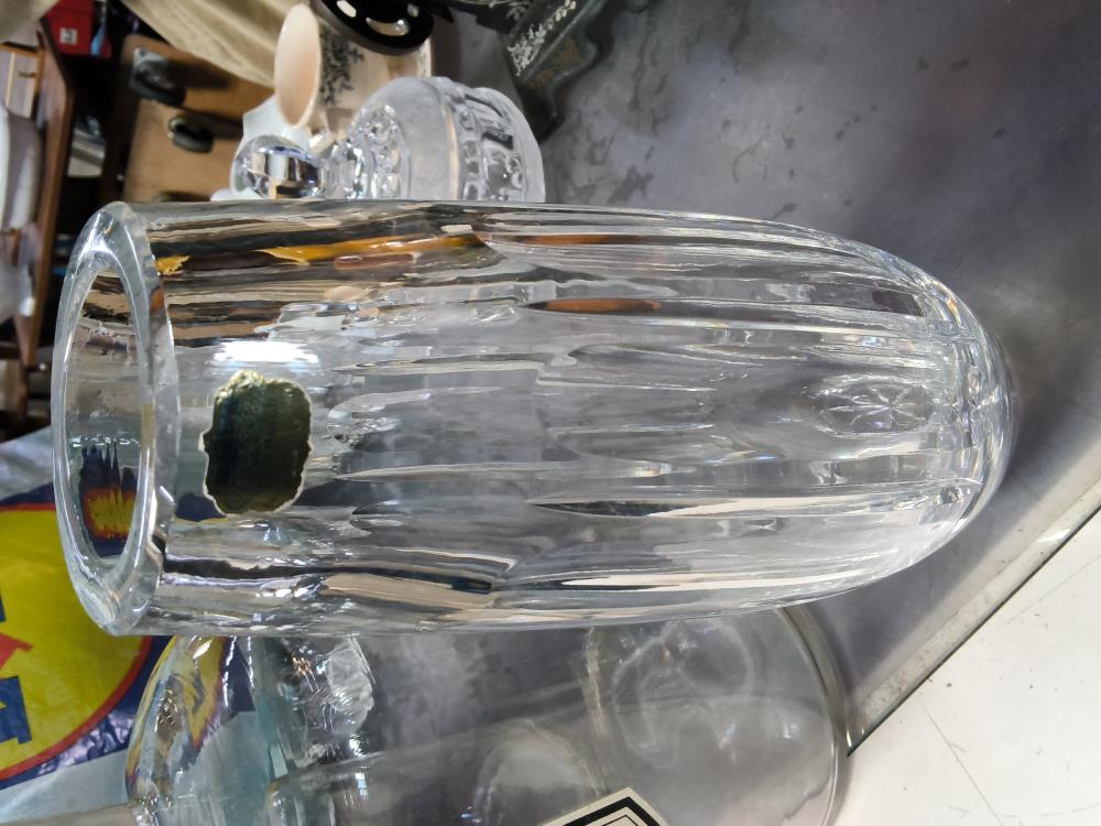 VASE CRISTAL TAILLÉ 