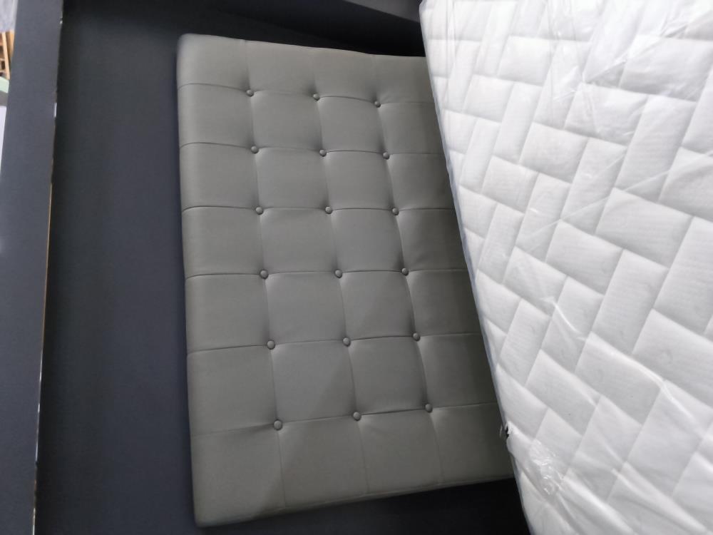 TÊTE DE LIT SIMILI GRIS 140CM 