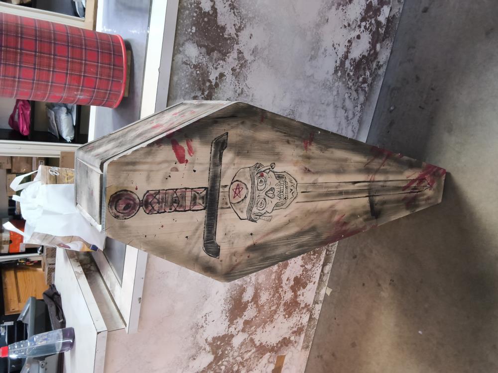 CERCUEIL DECO HT 110CM