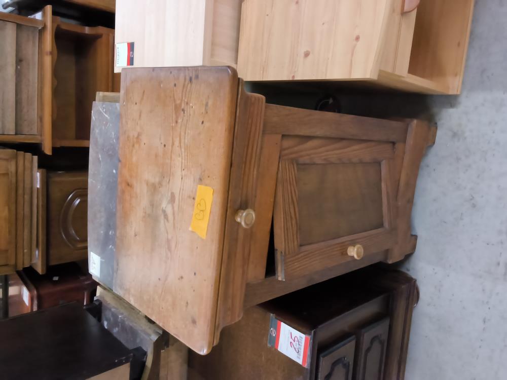 CHEVET ANCIEN 1 PORTE 1 TIROIR PIN
