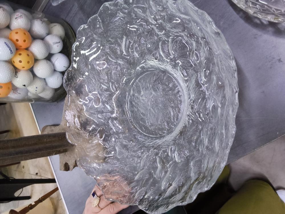 GRANDE COUPE A FRUITS EN VERRE