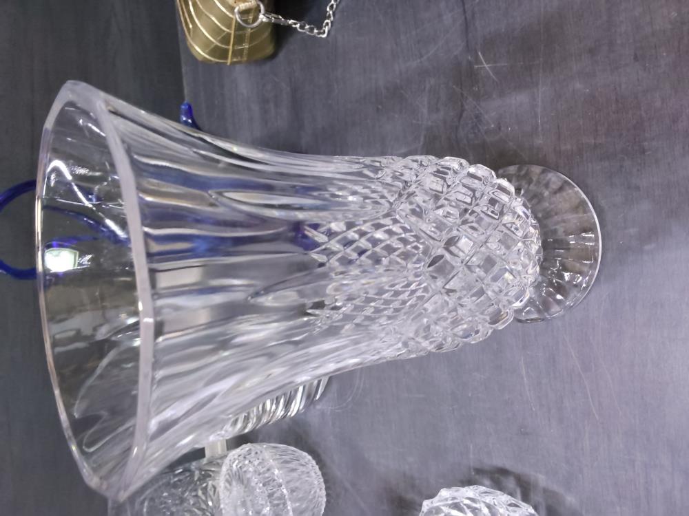 VASE CRISTAL TAILLÉ 