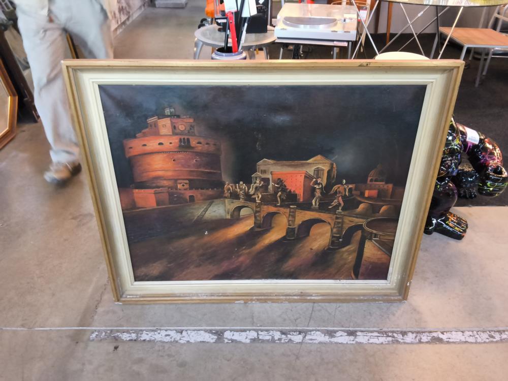 TABLEAU SIGNÉ 1966. 102 X 84 CM