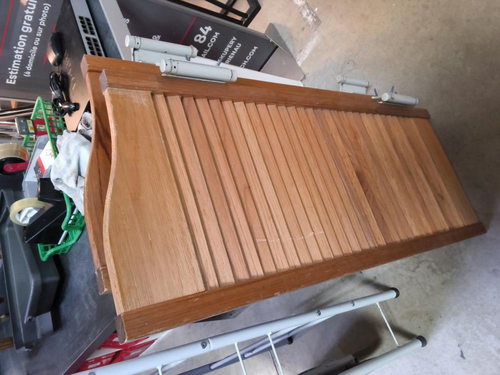 DOUBLE PORTE BOIS DE SALOON AVEC CHARNIÈRE VA ET VIENT