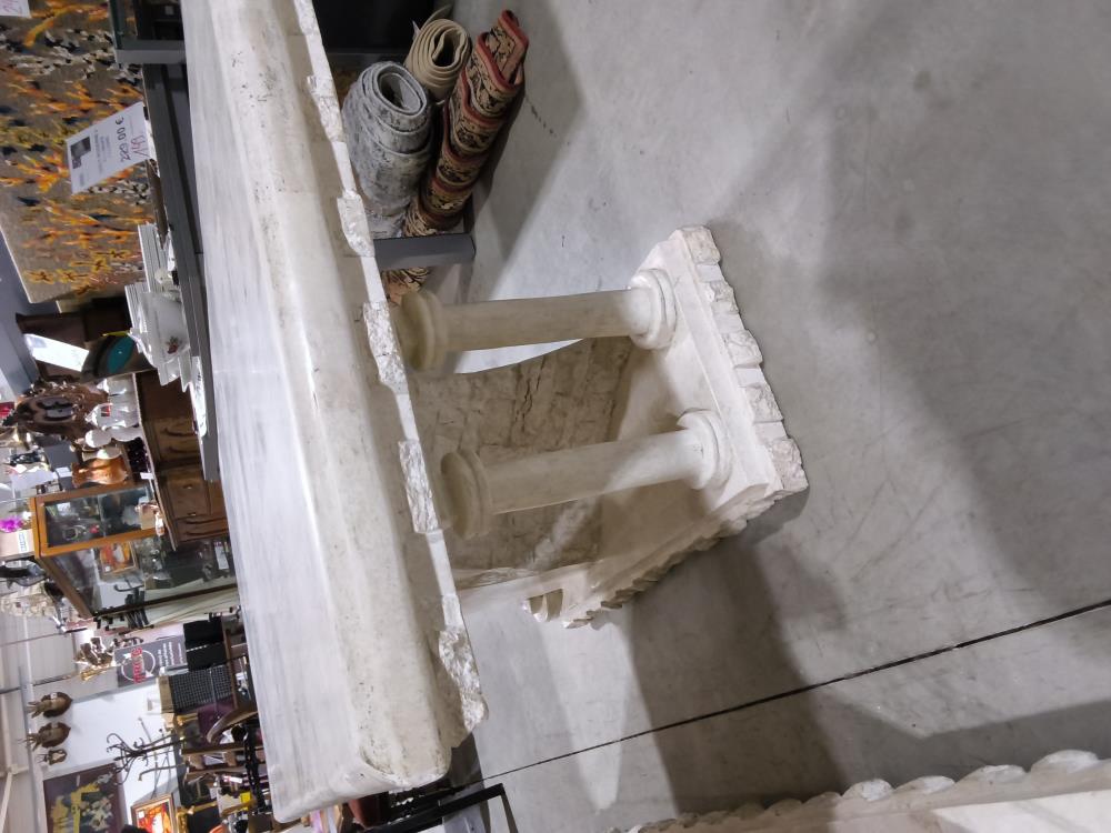 TABLE PIERRE RECONSTITUÉE 90 X 192 DANS L'ÉTAT 