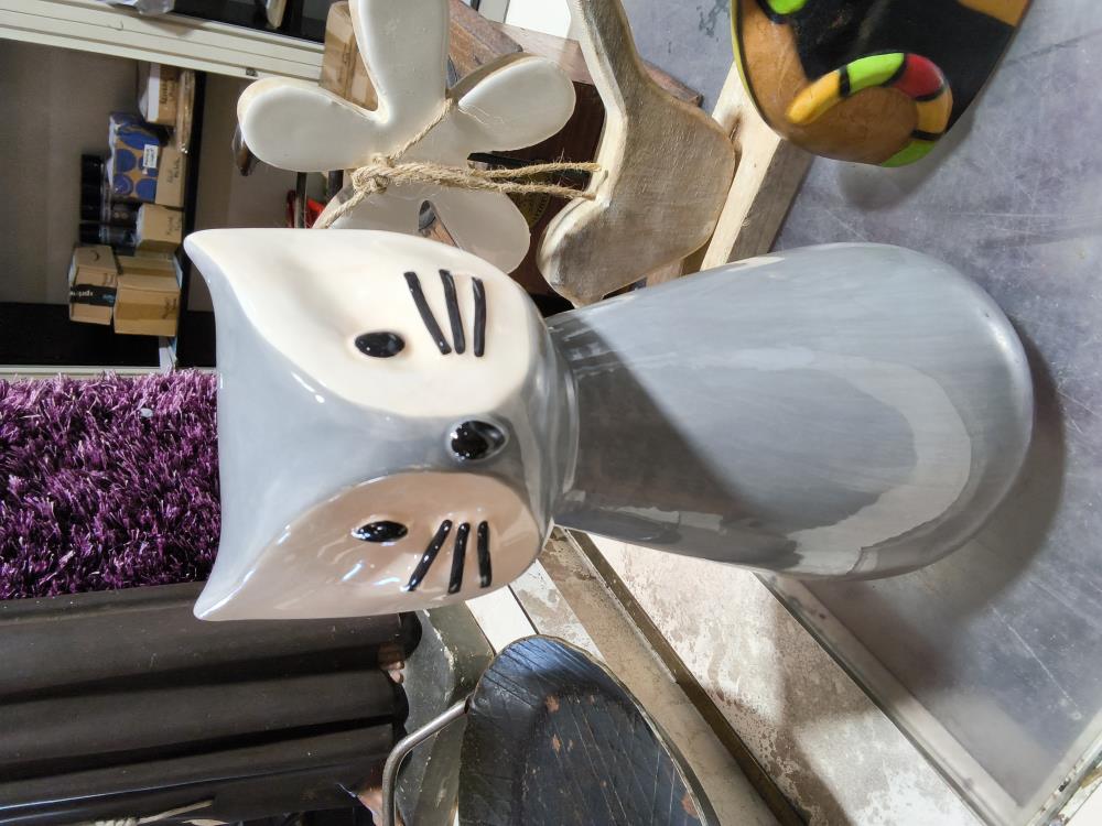 CHAT CÉRAMIQUE HT 29CM