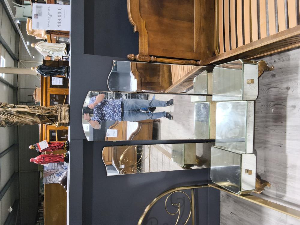 COIFFEUSE MIROIR ANCIEN 