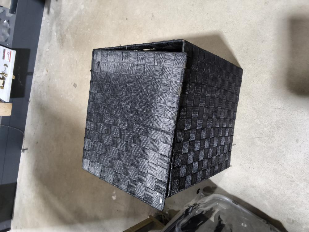 PANIER DE RANGEMENT NOIR