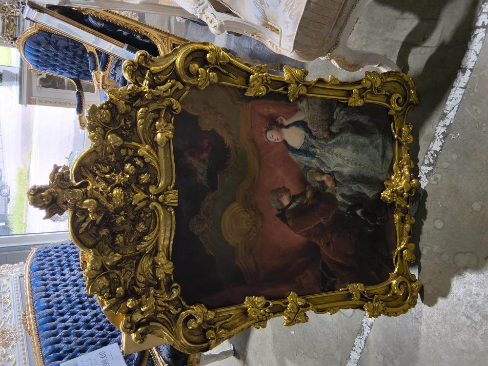 TABLEAU DORÉ BAROQUE 80 X 120CM