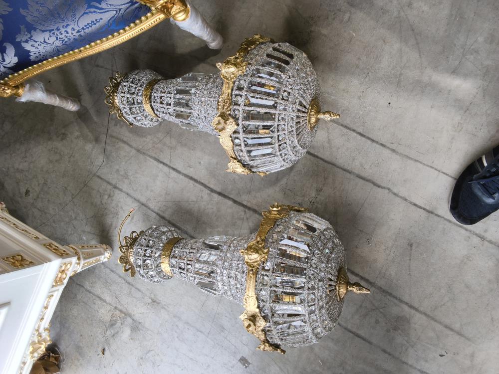 LUSTRE MONTGOLFIÈRE HT 68CM