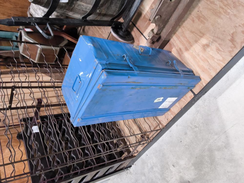 CAISSE MÉTAL BLEU 
